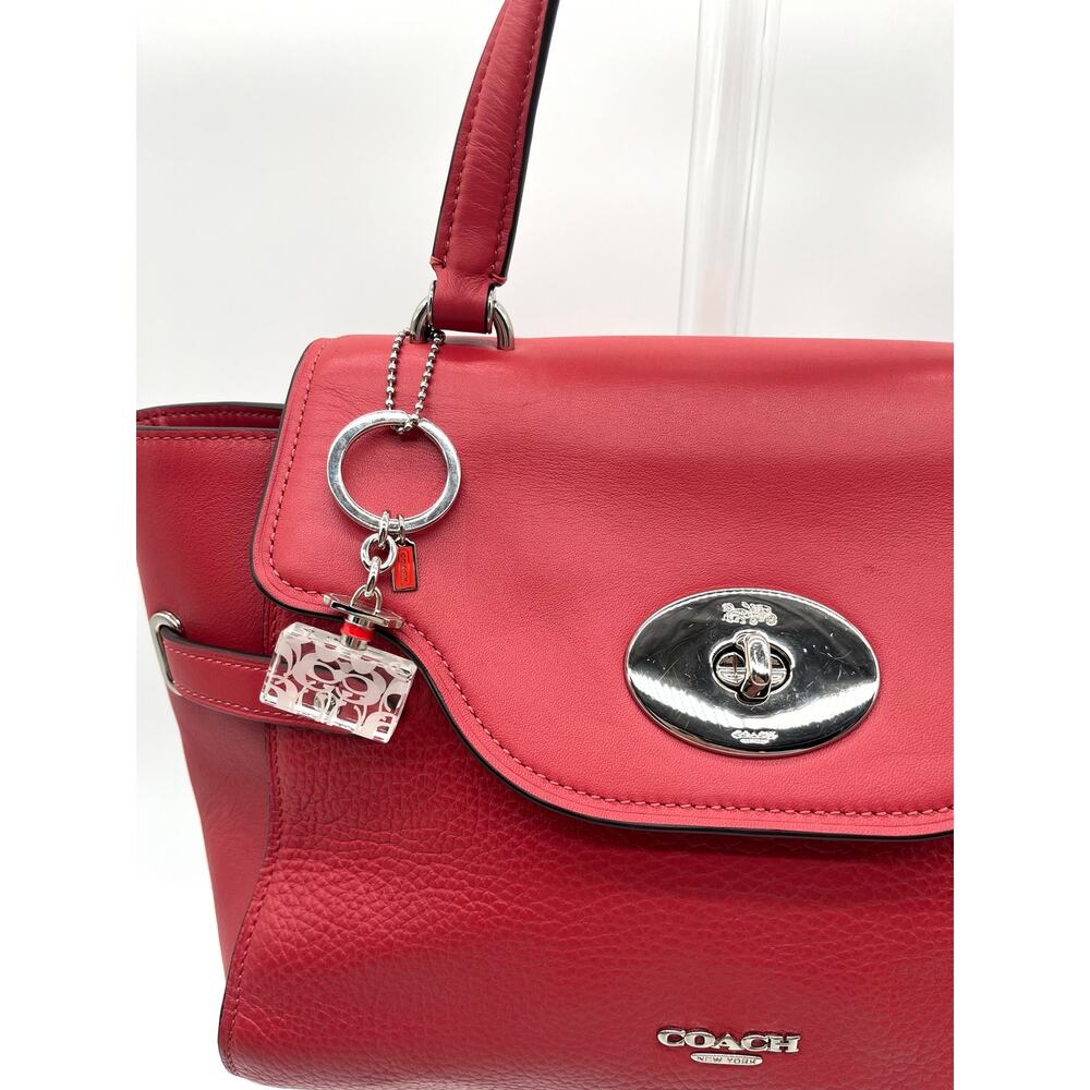 COACH Bag Charm Key Chain, Perfume Bottle with Signature Pattern - Picture 4 of 7